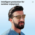 COLMI G06 Smart Glasses with Open - Ear Audio & Voice Assistant, Black - Revel Smart