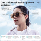 COLMI G06 Smart Glasses with Open - Ear Audio & Voice Assistant, Black - Revel Smart