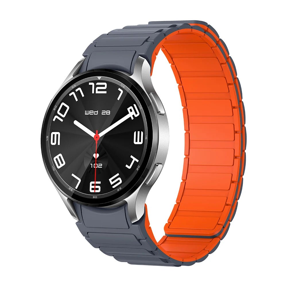 COLMI i28 Ultra AI Smartwatch with AMOLED, Prayer Time & Bluetooth Call, Silver Magnetic - Revel Smart