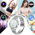 COLMI L28 Air – Ultra - Thin 1.32″ AMOLED Smartwatch, Black Leather strap - Revel Smart