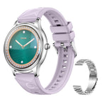 COLMI L28 Air – Ultra - Thin 1.32″ AMOLED Smartwatch, Silver - Revel Smart