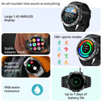 COLMI M42 – 1.43″ AMOLED Military Smartwatch, Green - Revel Smart