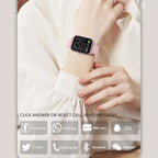 COLMI P28 Plus Smart Watch with Bluetooth Calling & 1.9" Full Touch Display, Gold - Revel Smart