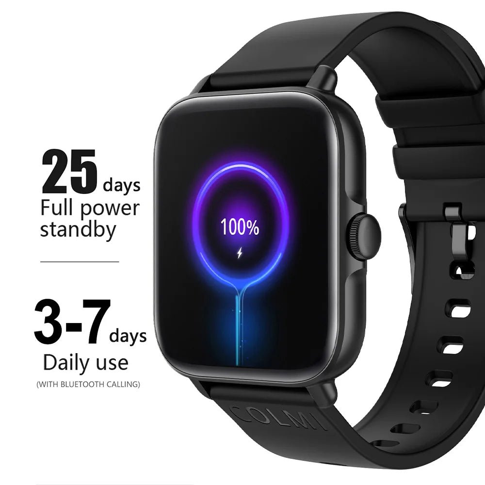 COLMI P28 Plus Smart Watch with Bluetooth Calling & 1.9" Full Touch Display, Pink - Revel Smart