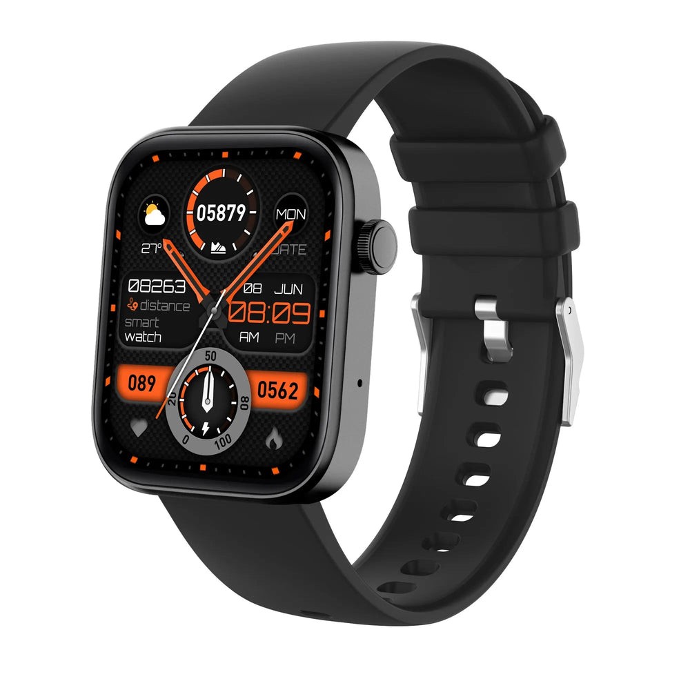 COLMI P71 Voice Calling Smartwatch – IP68, Health Monitoring & 100+ Sports Modes, Black - Revel Smart