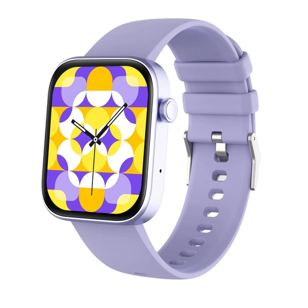 COLMI P71 Voice Calling Smartwatch – IP68, Health Monitoring & 100+ Sports Modes, Purple - Revel Smart