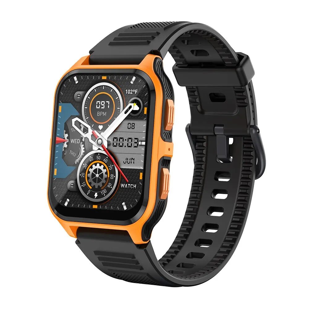 COLMI P73 Outdoor Smart Watch with Bluetooth Calling & 1.9" Display, Orange Black - Revel Smart