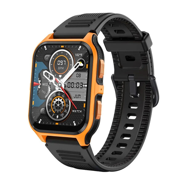 COLMI P73 Outdoor Smart Watch with Bluetooth Calling & 1.9" Display, Orange Black - Revel Smart