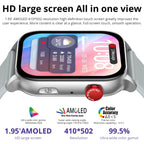 COLMI P78 AMOLED Smartwatch with Flashlight, Bluetooth Calls, Black - Revel Smart
