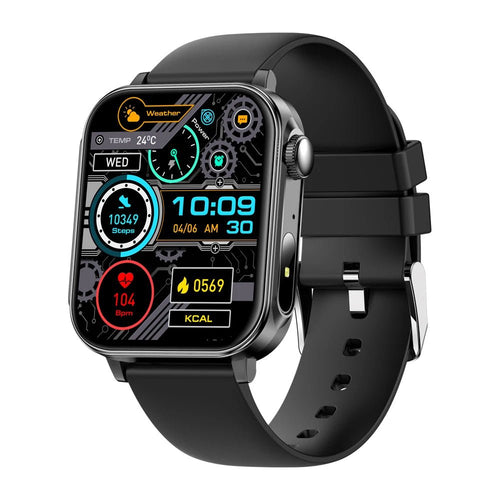 COLMI P80 Type - C Smartwatch with Bluetooth Calls & Flashlight, Black - Revel Smart