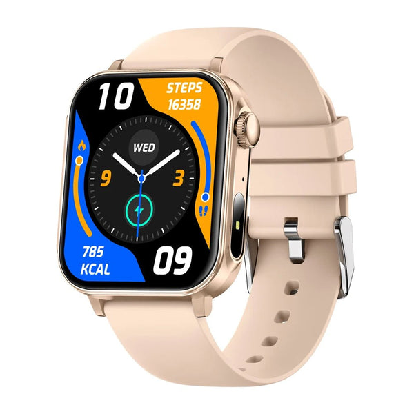 COLMI P80 Type - C Smartwatch with Bluetooth Calls & Flashlight, Gold - Revel Smart