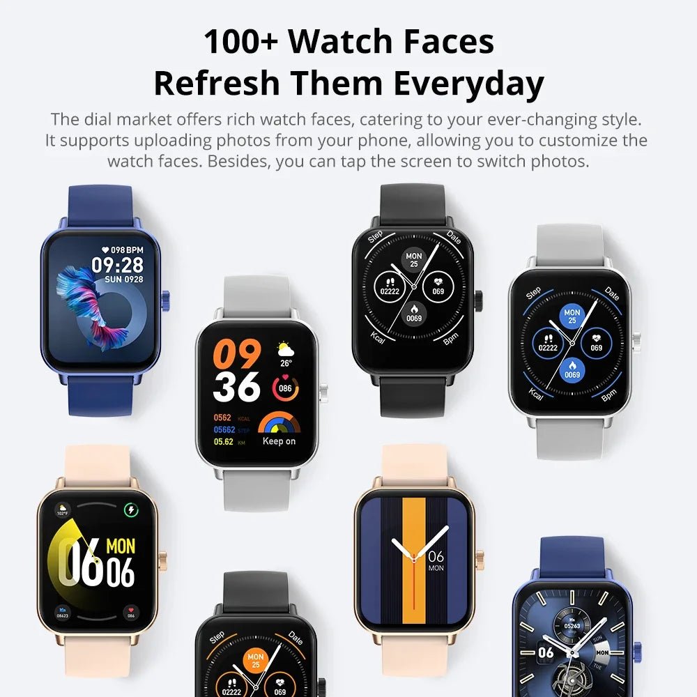 COLMI P81 Smartwatch 1.9″ – Bluetooth Calling, 100+ Sports, Silver - Revel Smart