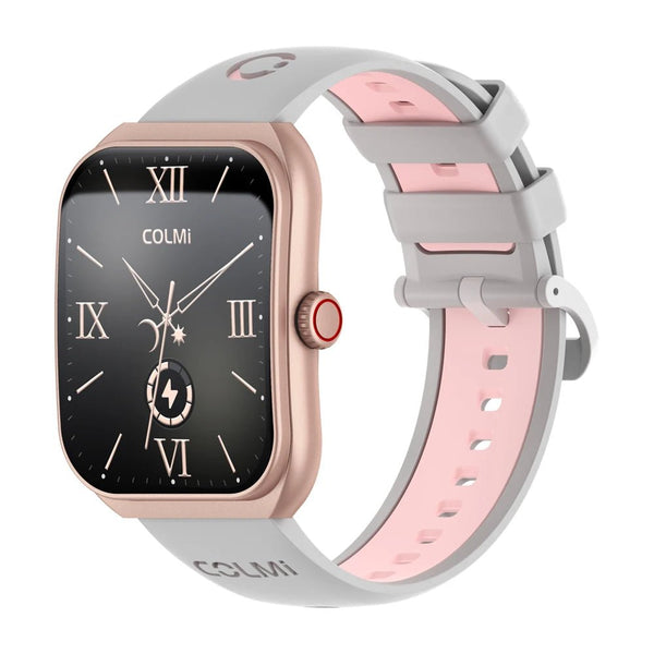 COLMI P86 1.93″ AMOLED Smartwatch – Bluetooth Calls, Rose Gold - Revel Smart