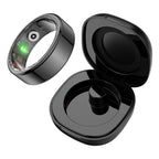 COLMI R02 Smart Ring – 39 - Day Battery, Health Tracking + Charging Case, 5ATM, Black - Revel Smart