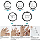 COLMI R02 Smart Ring – 39 - Day Battery, Health Tracking + Charging Case, 5ATM, Rose Gold - Revel Smart