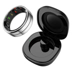 COLMI R07 Smart Ring with Charging Case (5ATM, HR & SpO₂), Silver - Revel Smart