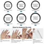 COLMI R09 Smart Ring – Temperature, Sleep & Heart Rate + Charging Case, Gold - Revel Smart