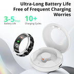 COLMI R11 Smart Ring – Fidget Spinner, 5ATM, Health Monitor, Black - Revel Smart