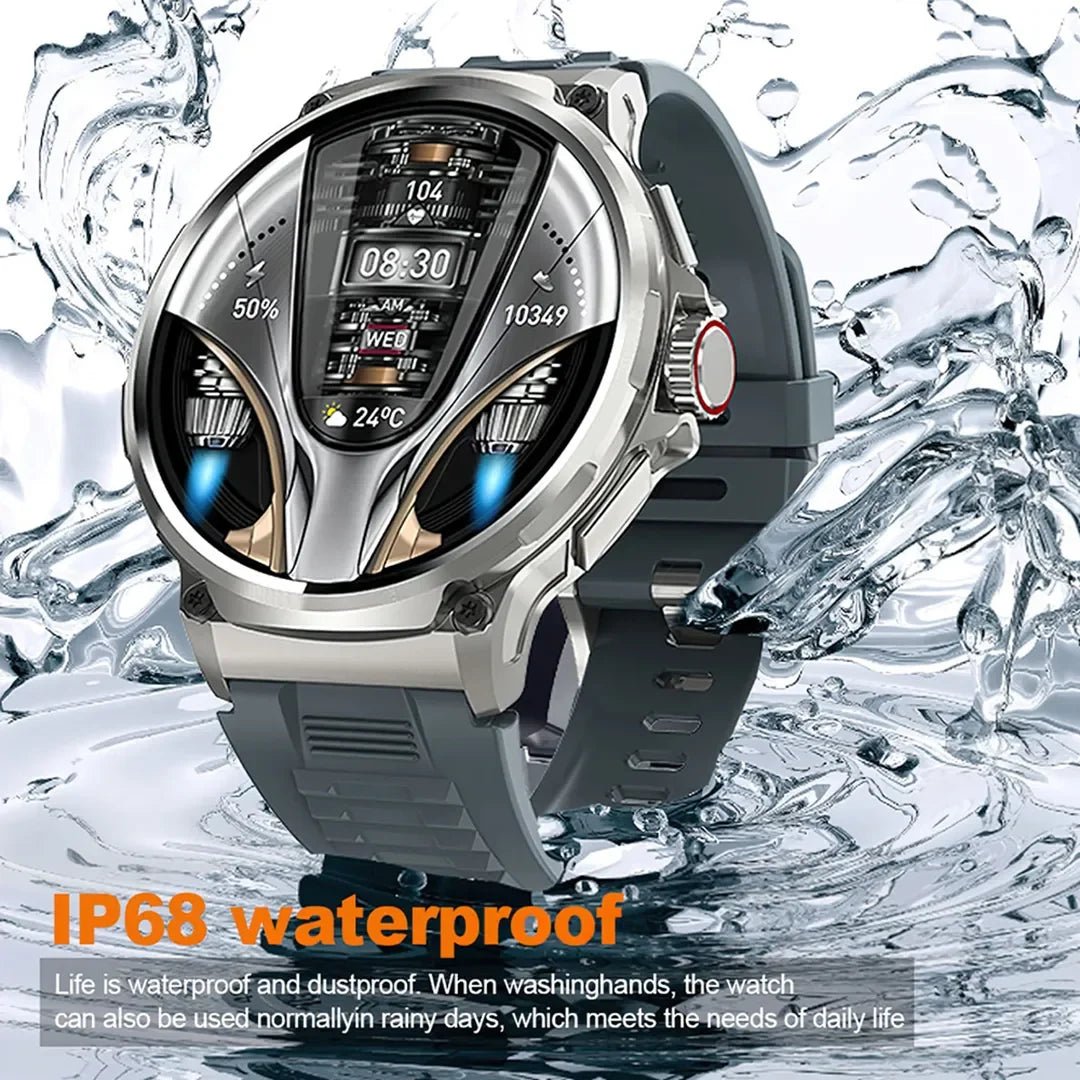COLMI V69 1.85″ Bluetooth Call Smartwatch (710mAh, IP67), Black - Revel Smart