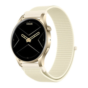 COLMI V73 AMOLED Smartwatch with Bluetooth Calls & 1.43" HD Display, Gold - Revel Smart