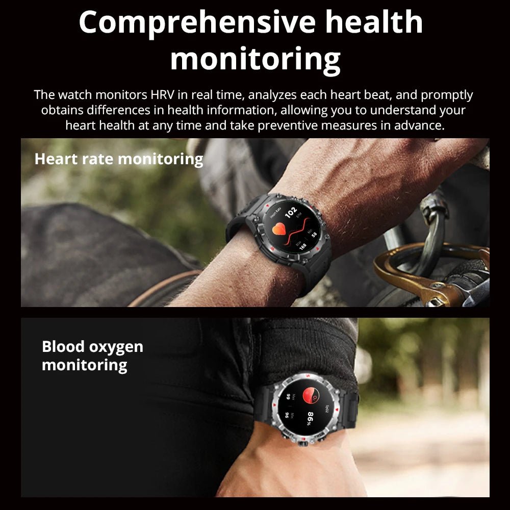 COLMI V76 GPS Smartwatch with 1.43" AMOLED, Compass & 500mAh Battery, Black - Revel Smart