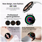 COLMI V89 Women’s Smartwatch 1.43″ AMOLED, Calls & Health, Gold - Revel Smart
