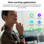 COLMI V89 Women’s Smartwatch 1.43″ AMOLED, Calls & Health, Gold - Revel Smart