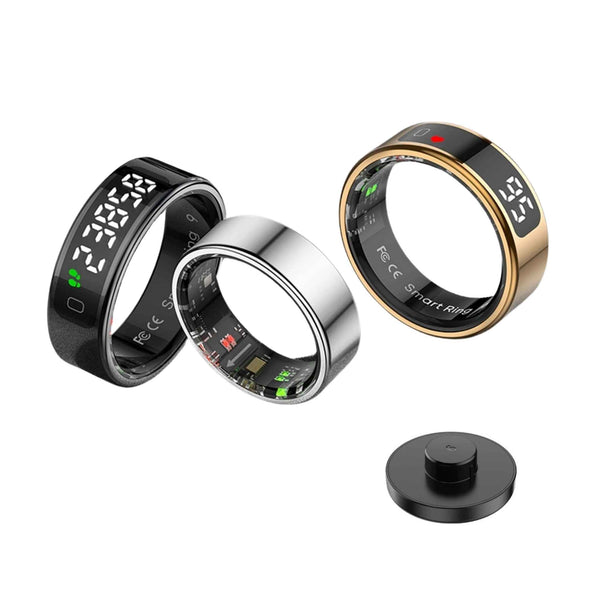 COLMI R12 Smart Ring with Display & Touch, Wireless Charging, 5ATM