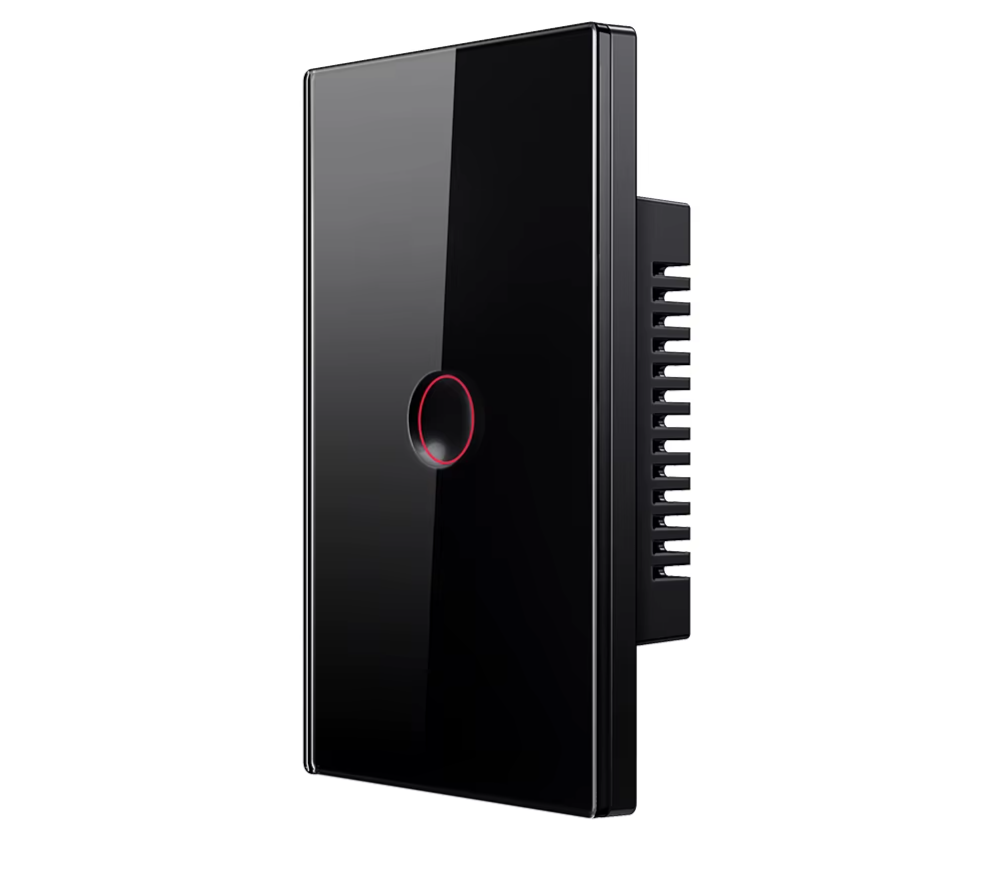 AVATTO Tuya WiFi smart groove touch light switch LTS02RD-US no neutral wire with RF433 remote and voice control
