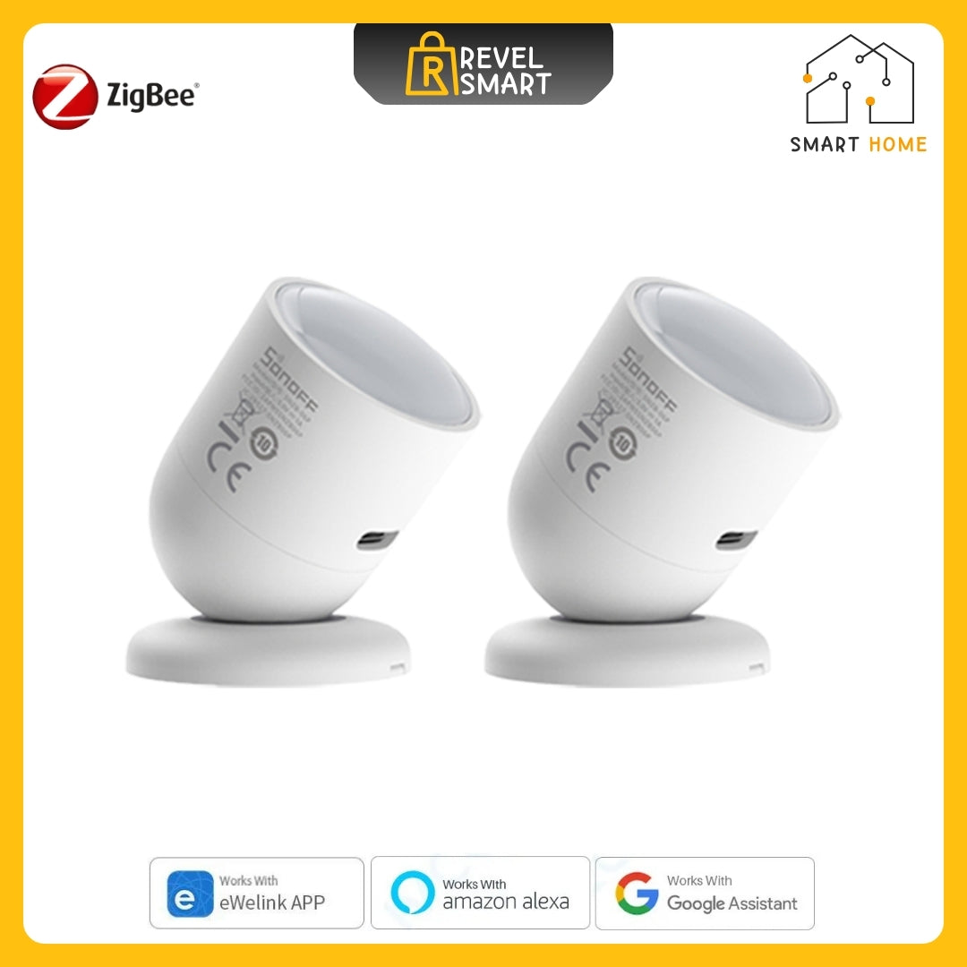 مستشعر الحركة ZigBee Human Presence من SONOFF، إصدار SNZB-06P، قطعتين