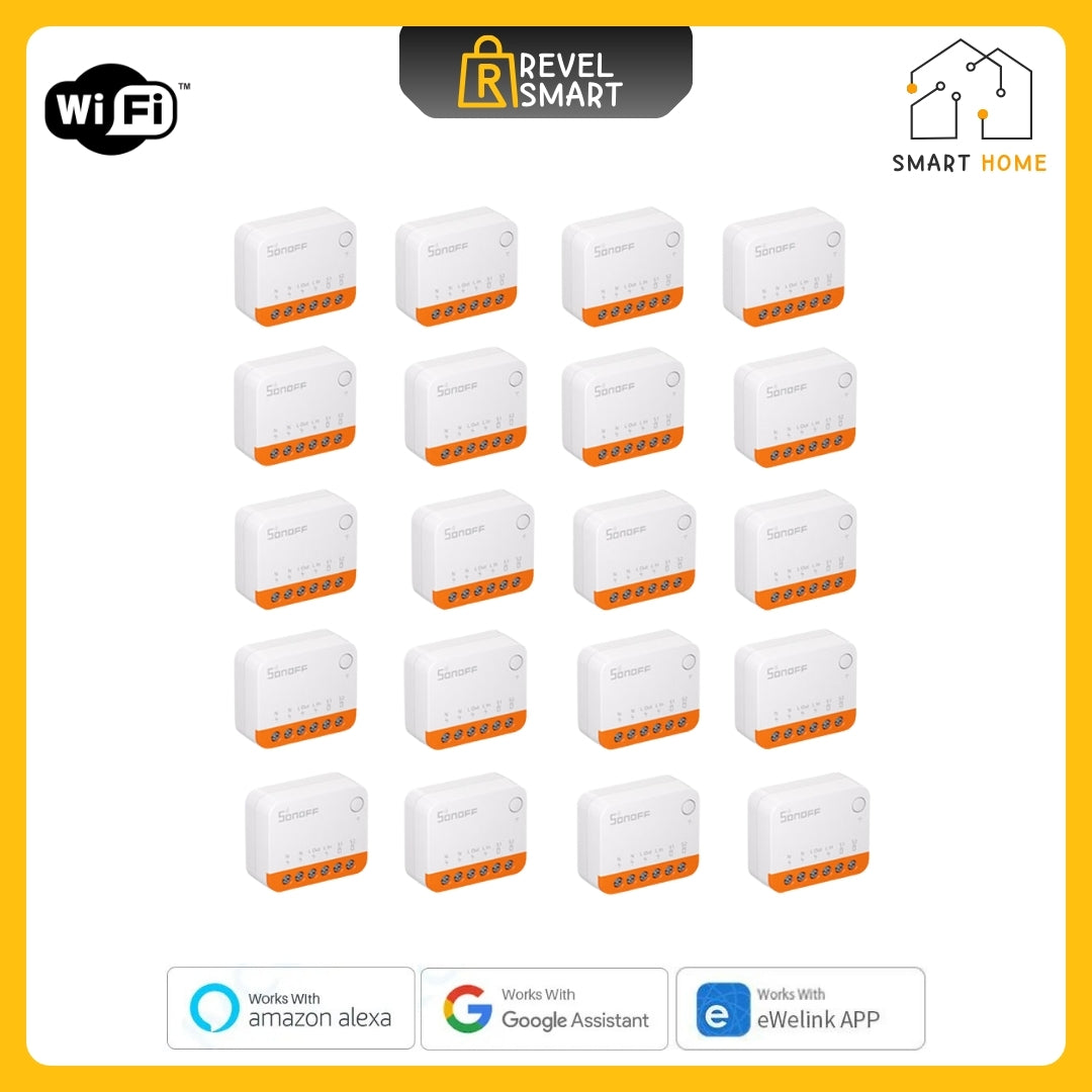 Switch Module Smart, From SONOFF, Support Wifi Wireless, MINIR4 MINI version, maxload 10A, Support Convert Ordinary Switch to Smart Switch, 20 pieces