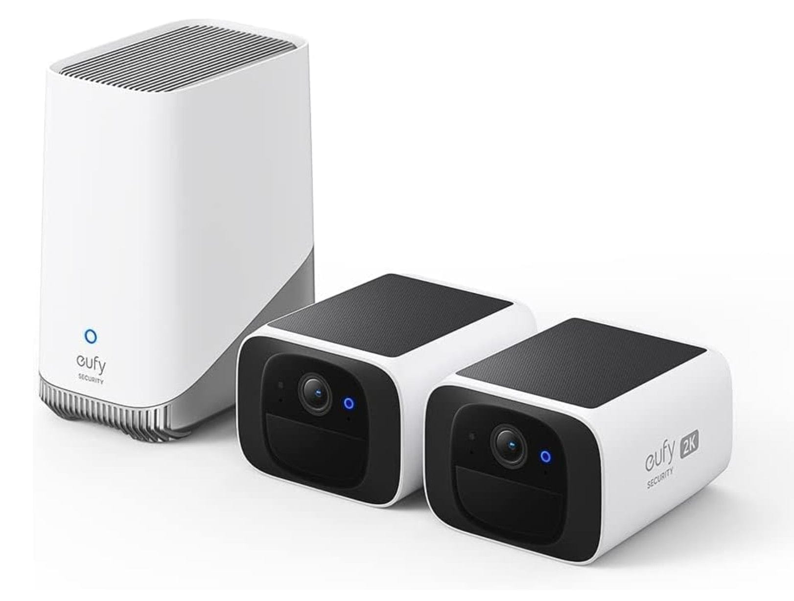 eufy EU plug eufy, Security Camera Outdoor, 2K, version S220 SoloCam, Camera 2 with Homebase 3