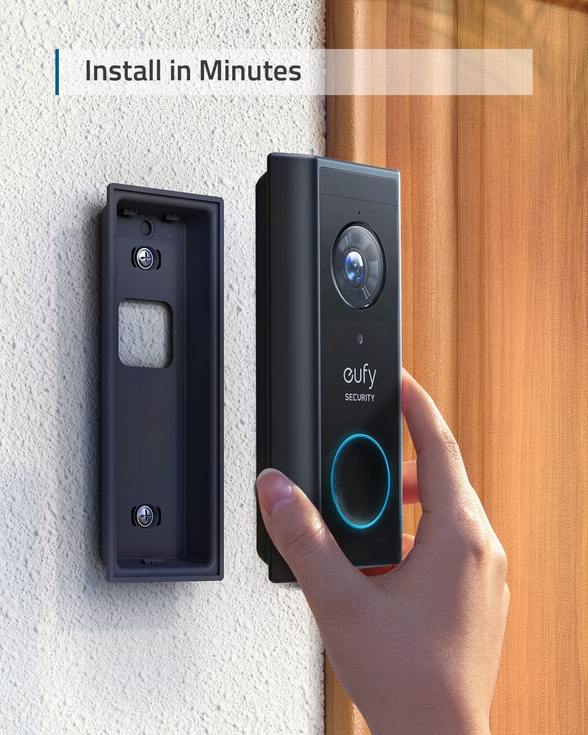 eufy eufy, Security Video Doorbell Camera, 2K, with HomeBase 2