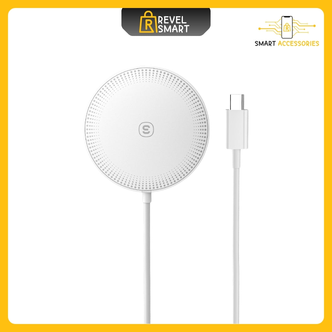 Wireless Charger, From Essager, Power 15W, ES-FSD01 Version, Color White