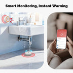 MOES Tuya ZigBee Water Leak Sensor – IP66 Flood Detector Alarm (CR2032) - Revel Smart