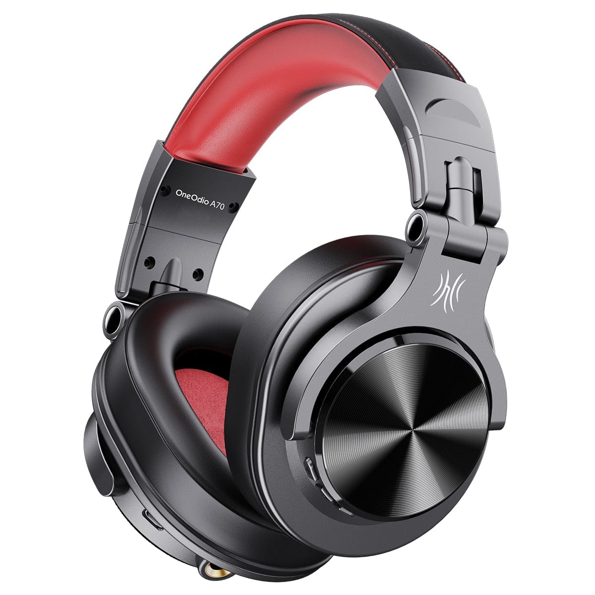 OneOdio OneOdio Wireless Headphone, Version A70, Supports Bluetooth 5.2, Playtime up to 72 Hours, Color Black Red