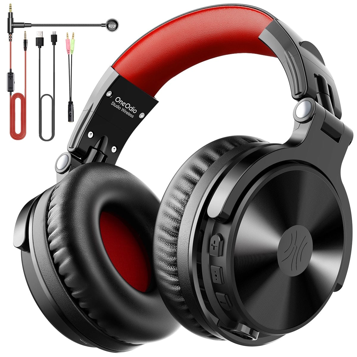 OneOdio OneOdio Wireless Headphone, Version Pro M, Supports Bluetooth 5.2, Playtime up to 110 Hourss, Color Black