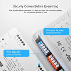 SONOFF 4CH PRO R3 WiFi & RF Smart Light Switch – 4 Gang Remote Control Module, Works with Alexa & Google Home - Revel Smart