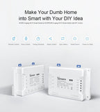 Sonoff 4CH R3 Wi - Fi Smart Switch - 4 Gang Remote Control - Revel Smart