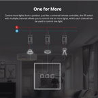 SONOFF 86 Type RF Remote Controller – 433MHz Stick - On Wireless Wall Switch - Revel Smart