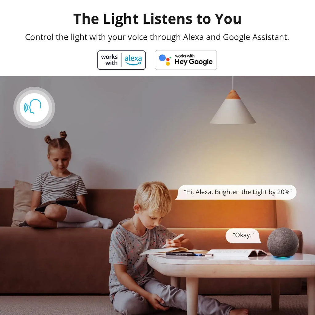 SONOFF B02 - BL - A60 Smart WiFi LED Bulb – Dimmable Dual - Color (Warm & Cool) E27 - Revel Smart