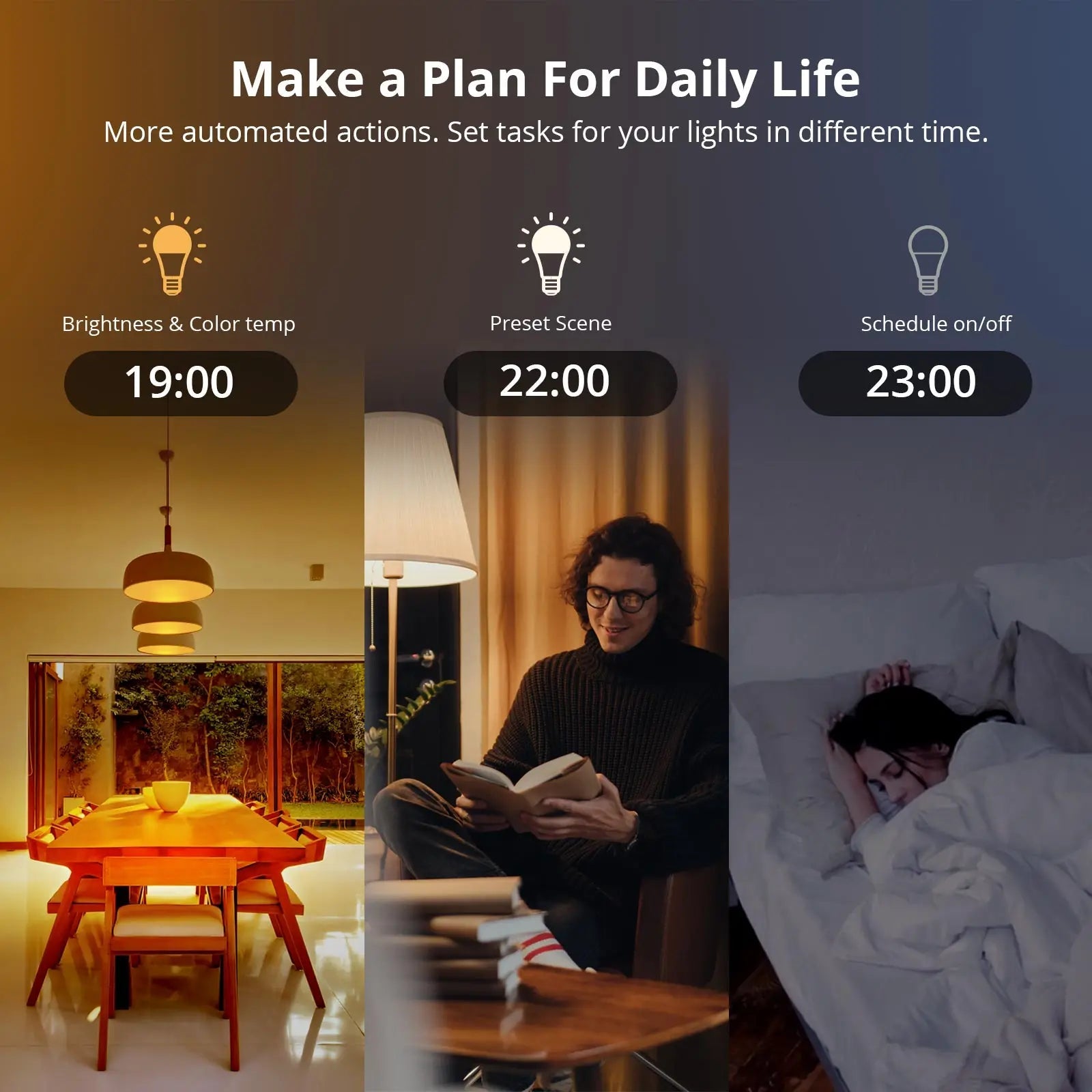 SONOFF B02 - BL - A60 Smart WiFi LED Bulb – Dimmable Dual - Color (Warm & Cool) E27 - Revel Smart