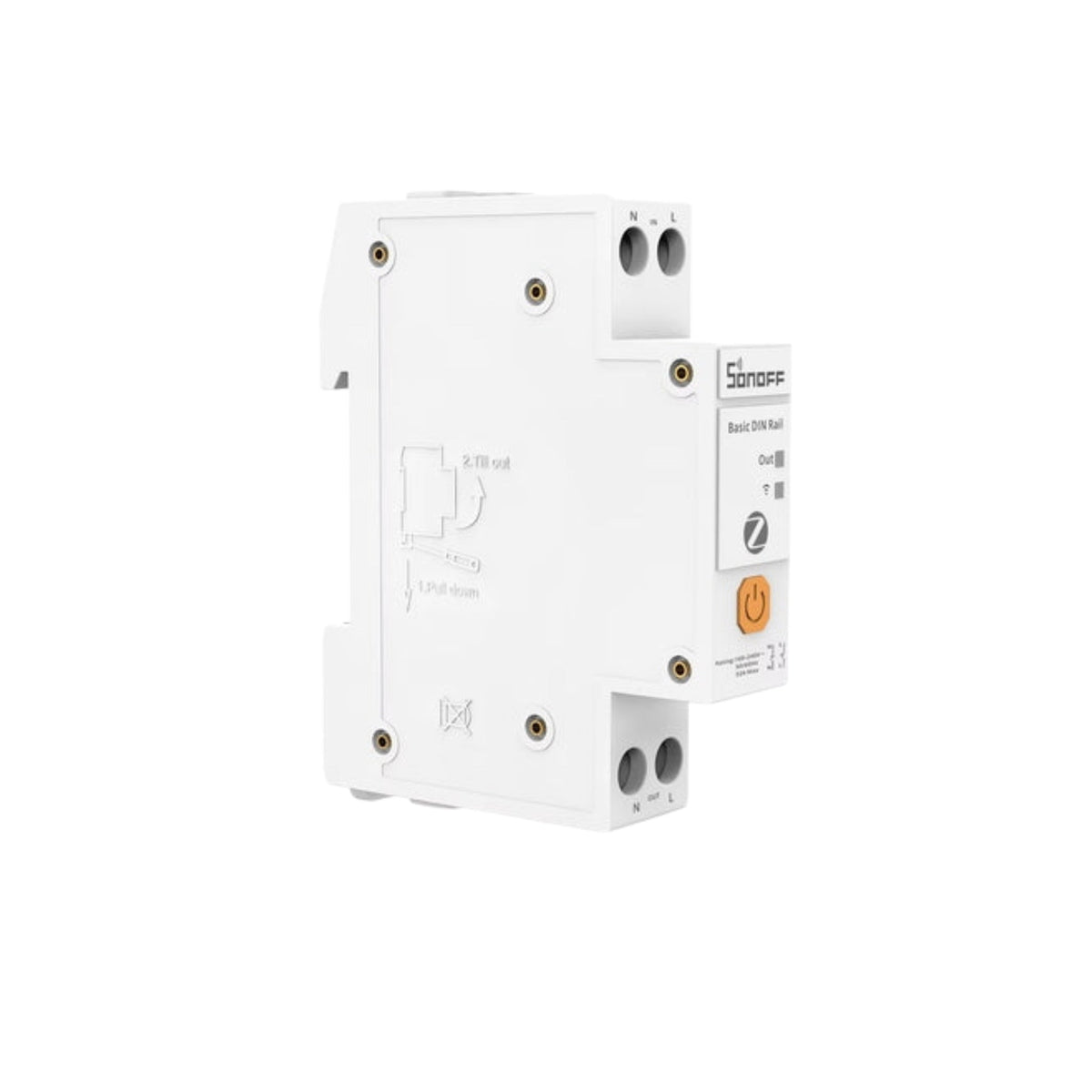 SONOFF BASIC-ZB1GSP DIN rail Zigbee smart switch with 32A double pole switching and energy monitoring