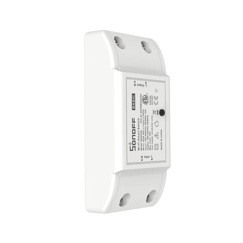 SONOFF BasicR2 Smart WiFi Switch – Remote Control & DIY Automation for Home Devices - Revel Smart