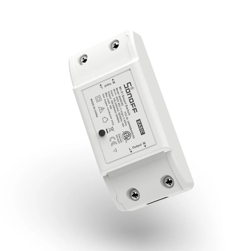 SONOFF BasicR2 Smart WiFi Switch – Remote Control & DIY Automation for Home Devices - Revel Smart