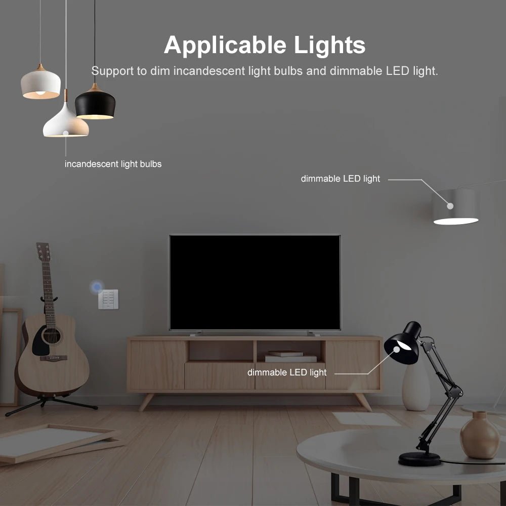 SONOFF D1 WiFi Smart Dimmer Switch – DIY Light Brightness Controller with APP, Voice & RF Remote Control - Revel Smart