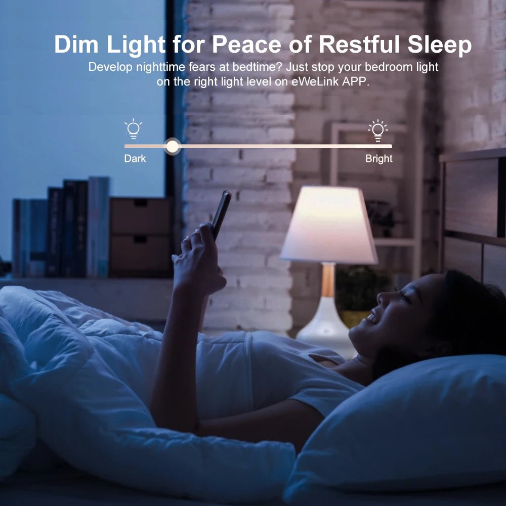 SONOFF D1 WiFi Smart Dimmer Switch – DIY Light Brightness Controller with APP, Voice & RF Remote Control - Revel Smart