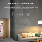 SONOFF DW2 - RF Wireless Door Window Sensor App Notification Alerts For Smart Home Security Alarm Works With SONOFF RF Bridge - Revel Smart