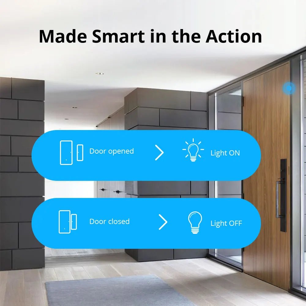 SONOFF DW2 Smart WiFi Door & Window Sensor – Real - Time Security Alerts - Revel Smart
