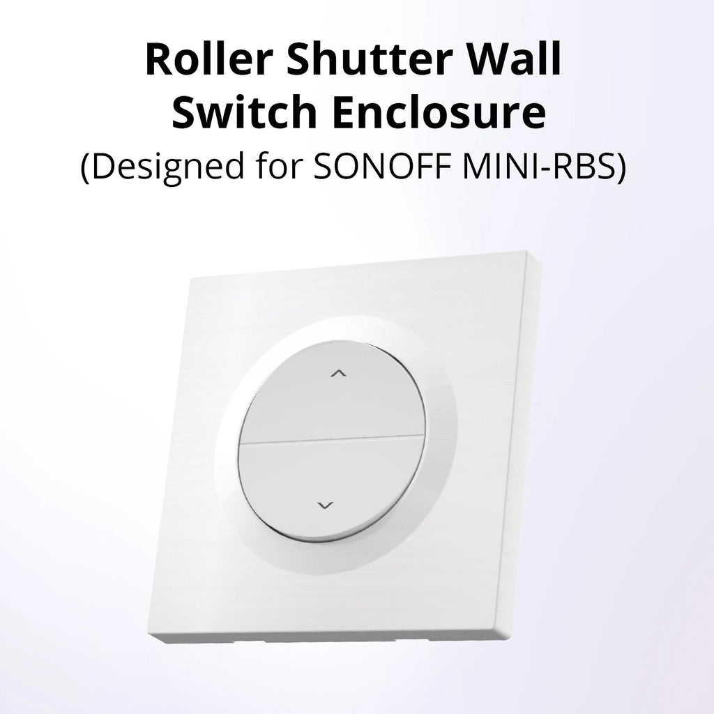 SONOFF ERBS Roller Shutter Wall Switch Enclosure – Flame-Retardant PC Clip-On Cover for MINI-RBS, EU & 86 Type Box - Revel Smart